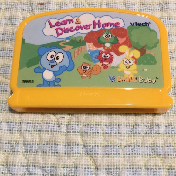 V.Tech V.Smile Baby Learning Console W/learn & Discover Game Excellent Condition - Picture 12 of 13